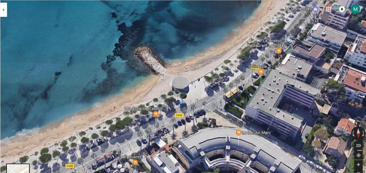 Blue Summer Vibes Appartment For 4P, Ac, Parking, Beachfront, Spa Access -5 Ла-Сьота Экстерьер фото